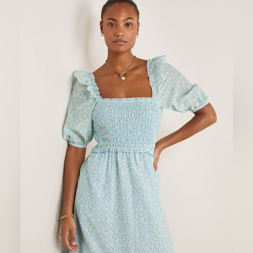 Vineyard Vines Puff Sleeve Maxi Dress Small NWT